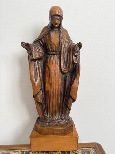 Alte handgeschnitzte madonna - handgeschnitzte,
