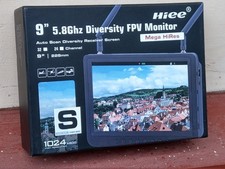 FPV Monitor HDRM908 9Zoll baugleich CamOn Stratos+ Premiumqualität