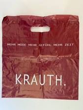 Plastiktüte Mode Krauth Einkaufs- Kunststoff- Tragetasche für Sammler