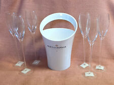 MOET & CHANDON Jean Marc Gady Champagner Kühler Sektkühler Weiss Gläser Flöten