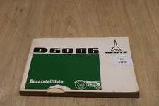 Deutz D6006 Ersatzteilliste