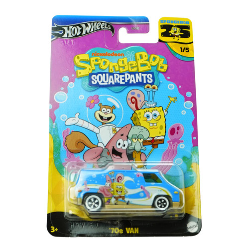 Hot wheels spongebob silver - spongebob,
