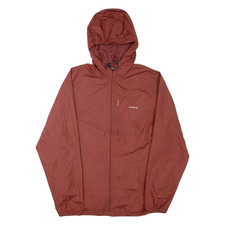 CHAPS Herren Regenjacke braun mit Kapuze M