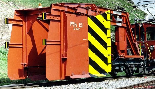 H0m rhb 9132 räumpflug - xk,