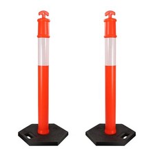 Wiltec 2x Absperrpfosten