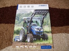 Original Traktoren Prospekt von ISEKI TLE 3400