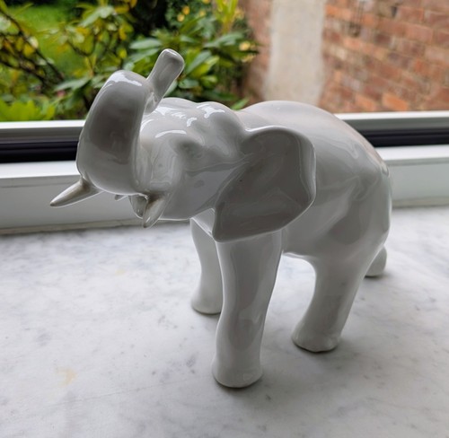 Elefantenfigur aus keramik - elefantenfigur,