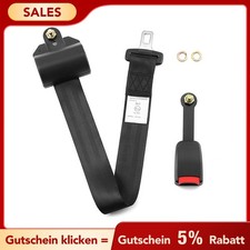 Beckengurt 2 Punkt Sicherheitsgurt E4 130cm für VW Golf Audi LKW Auto PKW Boot