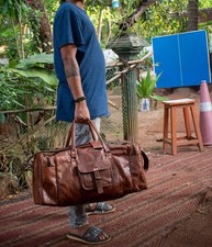 Herren Real Travel New Luggage Vintage Overnight Travel Seesack Weekend