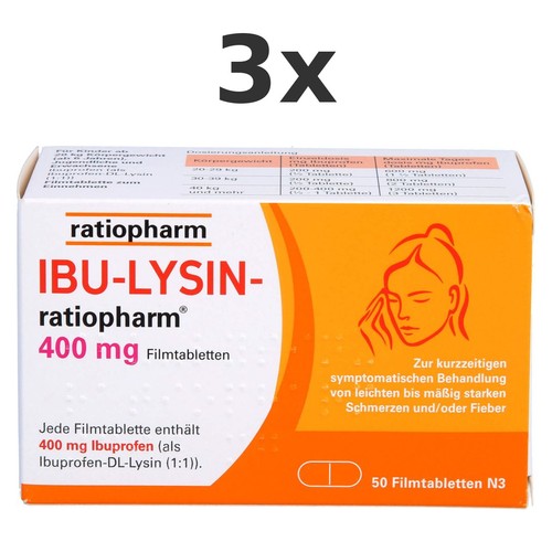 Ibu lysin ratiopharm 400 mg - 3x, ibu-lysin-ratiopharm