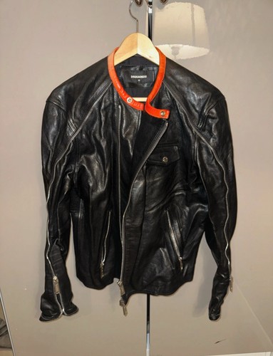 Dsquared2 biker lederjacke - biker,
