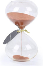 Sanduhr 30 Min Kupfer Glas