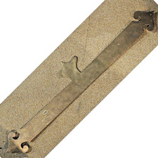 Großer massiv Messing