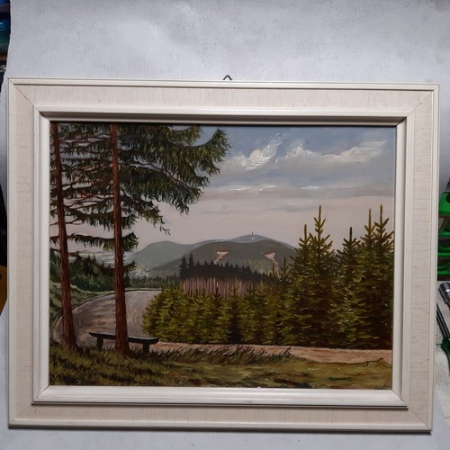 Schönes altes ölbild - schönes,