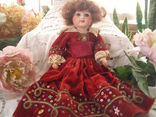 Puppe Porzellan unis