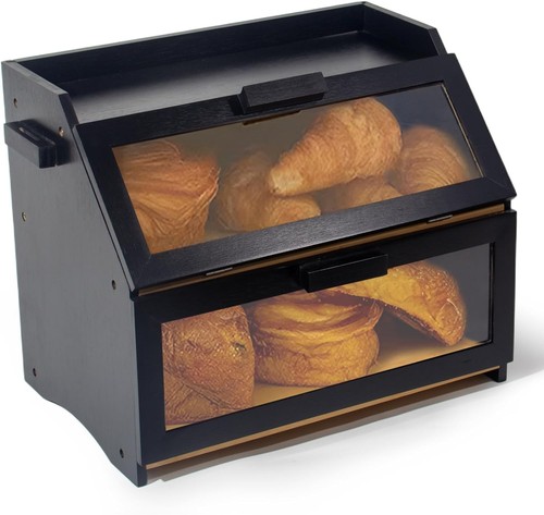 Bambus brotkasten mit - bambus,