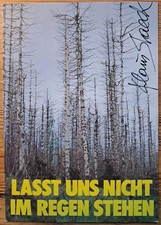 Klaus Staeck Autogrammkarte