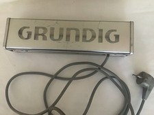 GRUNDIG WERBELAMPE CA. 70ER JAHRE LEUCHTE LAMPE WERBUNG HIFI