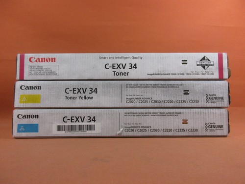 Original canon exv - 34, c/m/y