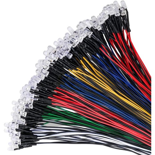 Led leuchtdiode 12v - 5mm, farbig