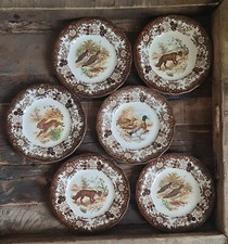 6 Stück Kuchenteller Palissy