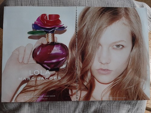 Werbepapier parfum ad - parfum.,