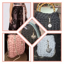 Dirndl Tascherl, Grobstrick, Tasche Dirndl, waschbar,viele Farben verfügbar