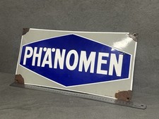 PHÄNOMEN Fahrrad Emailschild Oldtimer Bike Werbung um 1930 Reklame Schild #325
