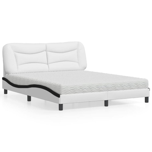 Bett mit matratze weiß und - matratze,