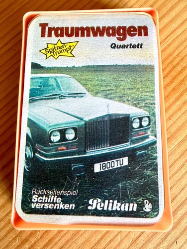 Quartett traumwagen 1981 - quartett,