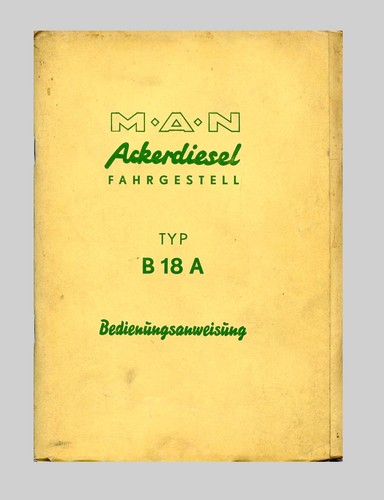 Man ackerschlepper a - ackerschlepper, a 