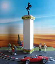 FERRARI Tower DEKO Carrera 132 1:32 PITST0P Gebäude Scalextric SCX 1:43 Turm Go