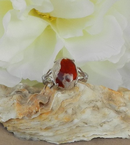 Feuer opal ring 925er - feuer, in