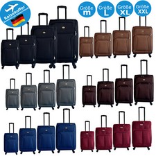 Stoff Koffer Kofferset Trolley Reisekoffer Taschen Gepäck Handgepäck M-L-XL-XXL