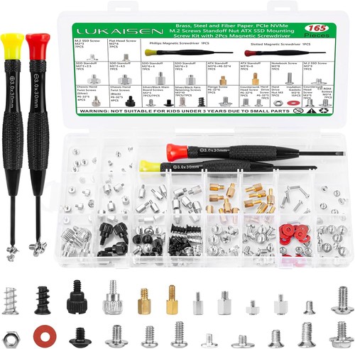 Schrauben set 165 stück - schrauben, m2