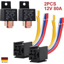 2 Stk 12V 80A DC Relais mit