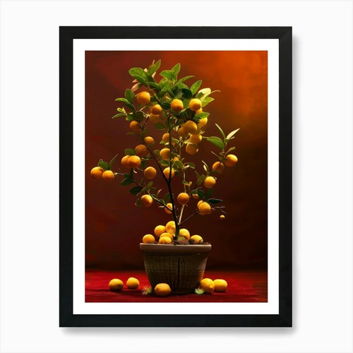 Zitronenbaum kunstdruck - 1,