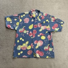 HAWAII Hemd Hawaiishirt Floral XL Magnum Rockabilly Hawaiianer Aloha 8800 Blau