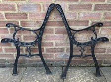 Vintage Gusseisen Gartenbank