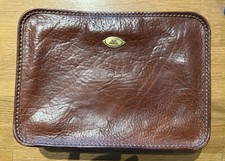 The Bridge Echtleder Tasche Story Line Braun Vintage Italy Unisex Neuwertig