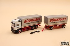 Herpa MAN F2000 Wechselbrückenhängerzug „Südkraft KVB Bayern“ 1:87 /HU24758