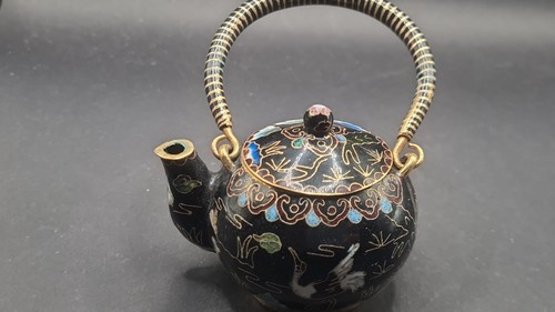 Cloisonne teekanne bunt - cloisonne,