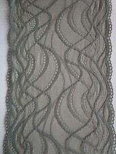 Elegante Grau Spitze elastisch