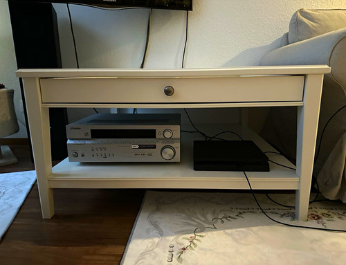 Couchtisch weiß 51 cm - 93, x
