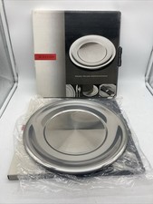 24147/ 3x Auerhahn Platzteller Ø ca. 32,5cm Edelstahl 18/10 matt