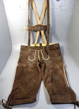 Trachten-Lederhose für Herren Gr.54 mit schönen Stickereien, sehr guter Zustand