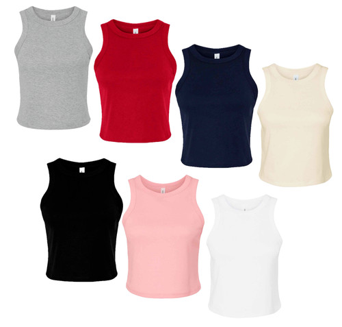 Racerback tank crop top - tank,