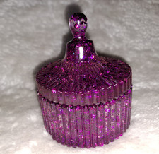 Deko, Epoxidharz, wunderschöne Dose mit Deckel in pink mit viel Glitzer