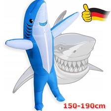 Erwachsene Aufblasbare Hai Kostüm Halloween Party Selbstaufblasbares Cosplay DHL