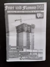 HFC Hallescher FC - Chemnitzer FC 2024/25 RL Ultra Fanzine Feuer + Flamme